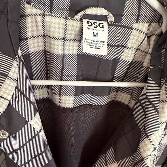 DSG Checkered Jacket in Black and White - Picture 2 of 2
